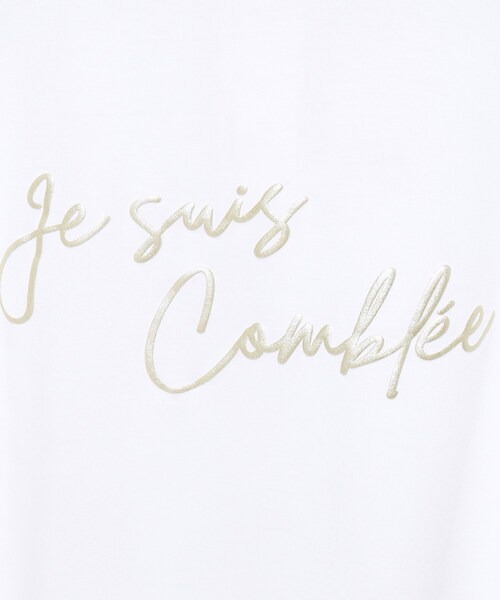 DRESKIP(ドレスキップ)の「【洗える/UV】大人のこなれ感 ぷっくりラメロゴTシャツ(Tシャツ/カットソー・レディース・オフホワイト/チャコールグレー/ライトベージュ/ベビーピンク・02/03/04)」の16枚目の写真