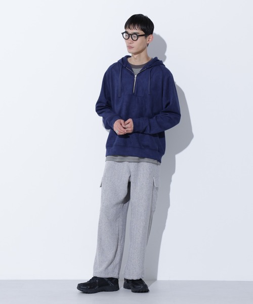 Apo(s)ture(アポスチャー)の「LUCAS-002/へリンボンカーゴパンツ(カーゴパンツ・メンズ・ライトグレー/ブラウン/グレー/チャコール・XS/S/M/L/XL)」の20枚目の写真