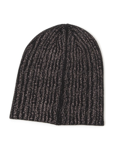 LAKOLE（ラコレ）の「箔プリントニットワッチ / 133094（ニットキャップ/ビーニー・レディース・ブラック/グレー/オフホワイト・FREE）」の4枚目の写真