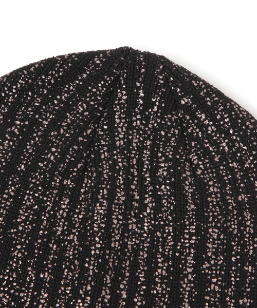 LAKOLE（ラコレ）の「箔プリントニットワッチ / 133094（ニットキャップ/ビーニー・レディース・ブラック/グレー/オフホワイト・FREE）」の5枚目の写真