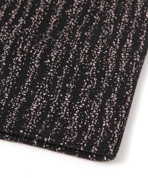 LAKOLE（ラコレ）の「箔プリントニットワッチ / 133094（ニットキャップ/ビーニー・レディース・ブラック/グレー/オフホワイト・FREE）」の6枚目の写真