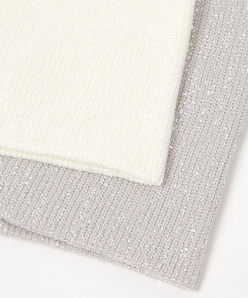 LAKOLE（ラコレ）の「箔プリントニットワッチ / 133094（ニットキャップ/ビーニー・レディース・ブラック/グレー/オフホワイト・FREE）」の8枚目の写真