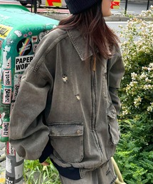 PBLIM | PBLIM/ダメージデニムブルゾン(ブルゾン)