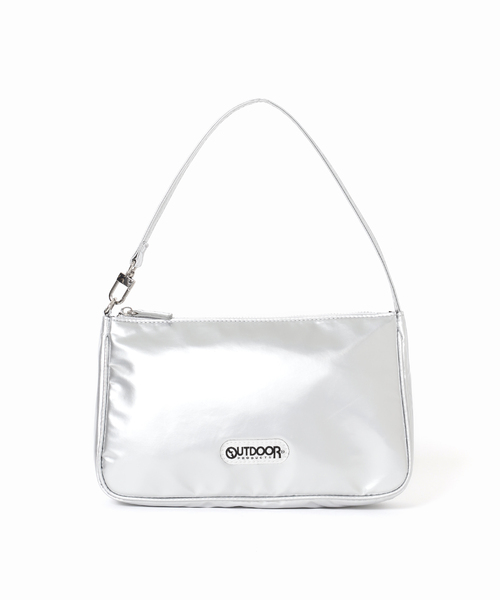 OUTDOOR PRODUCTS（アウトドアプロダクツ）の「BIT BAG SILVER（ハンドバッグ・レディース・シルバー・FREE）」の2枚目の写真