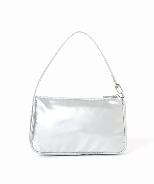 OUTDOOR PRODUCTS（アウトドアプロダクツ）の「BIT BAG SILVER（ハンドバッグ・レディース・シルバー・FREE）」の4枚目の写真