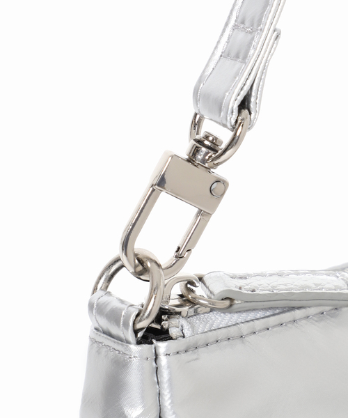 OUTDOOR PRODUCTS（アウトドアプロダクツ）の「BIT BAG SILVER（ハンドバッグ・レディース・シルバー・FREE）」の6枚目の写真