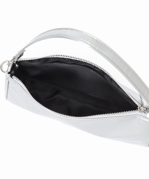 OUTDOOR PRODUCTS（アウトドアプロダクツ）の「BIT BAG SILVER（ハンドバッグ・レディース・シルバー・FREE）」の8枚目の写真