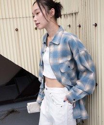 WEGO | WEGO/【24年秋冬新作・UNISEX】チェックネルシャツ(シャツ/ブラウス)