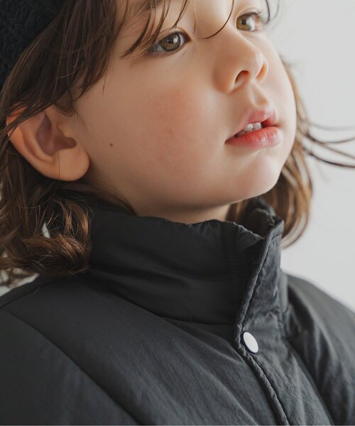 p.premier(ピードットプルミエ)の「マフラーいらずのふわもこ中綿ジャケット(ダウンジャケット/コート・キッズ・ベージュ/ダークブラウン/グリーン/ブラック・80/90/100/110/120/130/140)」の12枚目の写真