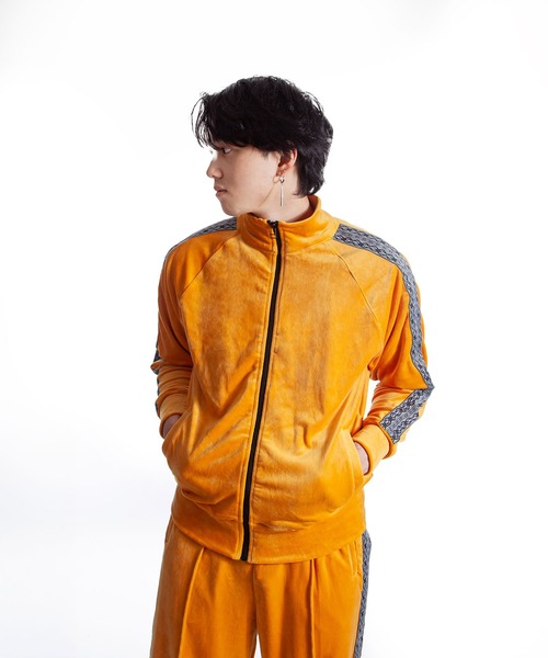 セール】【White Line】 90s ベロア コンパクト トラックトップ