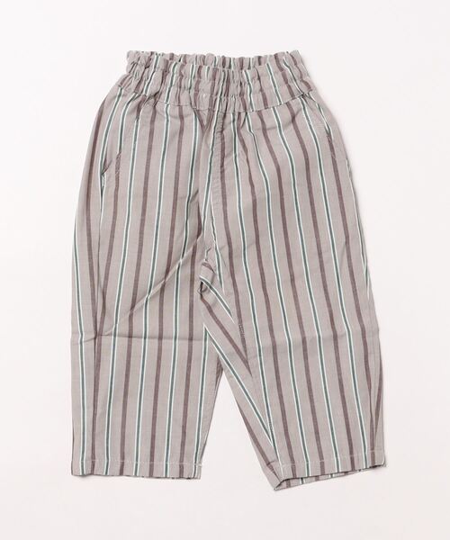 Ocean&Ground(オーシャン&グラウンド)の「ストライプワイドイージーパンツ(その他パンツ・キッズ・ブラウン/サンドベージュ・90/100/110/120/80/130/95/140)」の2枚目の写真