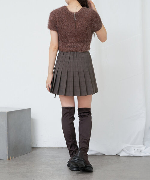 RAY CASSIN（レイカズン）の「サイハイストレッチブーツ（ブーツ・レディース・ブラック/ブラウン・SMALL/MEDIUM/LARGE）」の11枚目の写真