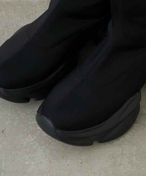 RAY CASSIN（レイカズン）の「サイハイストレッチブーツ（ブーツ・レディース・ブラック/ブラウン・SMALL/MEDIUM/LARGE）」の15枚目の写真