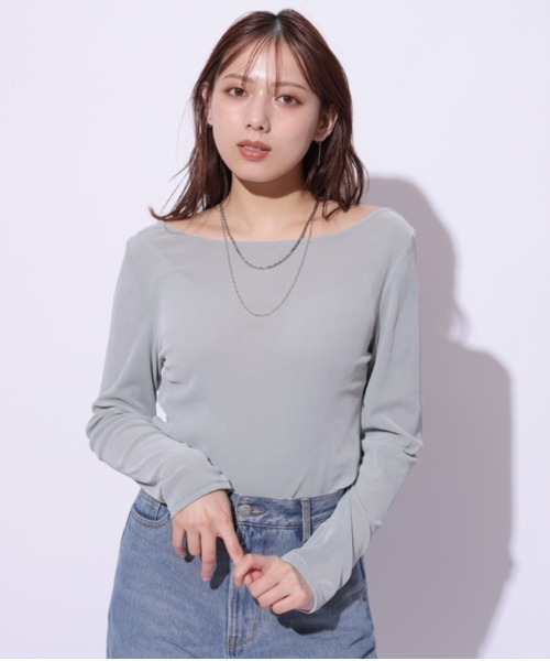 Mystrada（マイストラーダ）の「ベロアロンT（Tシャツ/カットソー