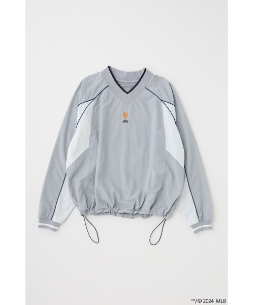 MOUSSY（マウジー）の「MLB プルオーバートップス（スウェット・レディース・ネイビー/バーガンディー/グレー・FREE）」の2枚目の写真