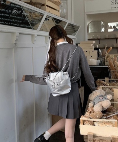 セール】ベルトループ付きミニ丈プリーツスカート（スカート