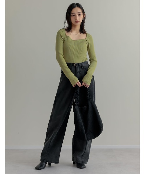 theory 人気完売品！ニットトップス 昨年物！ 定価28,600円 大人のゆる感 ざっくり編みニット トップス – ONE PEACE ONLINE