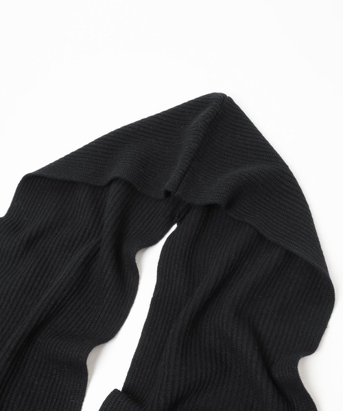 yuw（ユウ）の「Ｍｉｎｋウールフードマフラー　 151550（マフラー・レディース・ブラック/チャコールグレー/ブルー・FREE）」の17枚目の写真