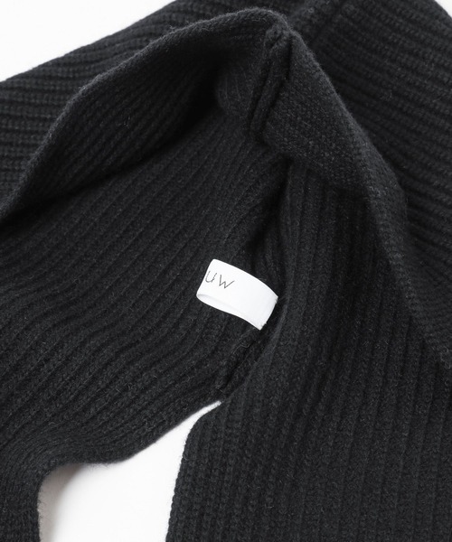 yuw（ユウ）の「Ｍｉｎｋウールフードマフラー　 151550（マフラー・レディース・ブラック/チャコールグレー/ブルー・FREE）」の18枚目の写真