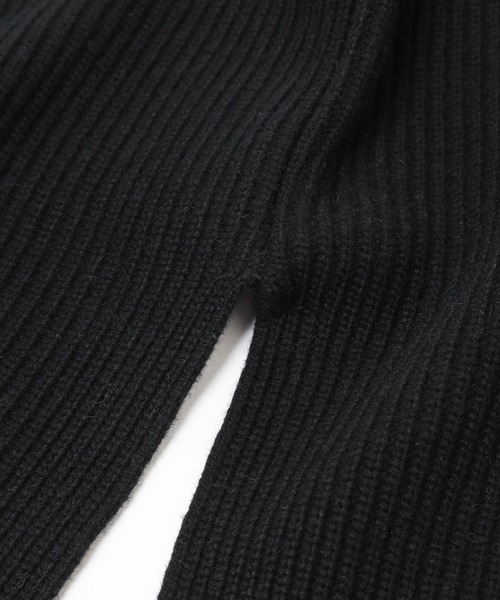 yuw（ユウ）の「Ｍｉｎｋウールフードマフラー　 151550（マフラー・レディース・ブラック/チャコールグレー/ブルー・FREE）」の8枚目の写真