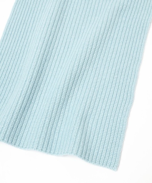 yuw（ユウ）の「Ｍｉｎｋウールフードマフラー　 151550（マフラー・レディース・ブラック/チャコールグレー/ブルー・FREE）」の12枚目の写真