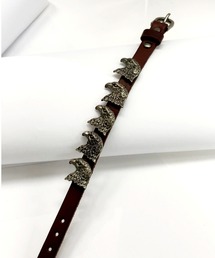 DIAVEL（ディアベル）の「ブレスレット アクセサリー 革製 タカ（ブレスレット）」