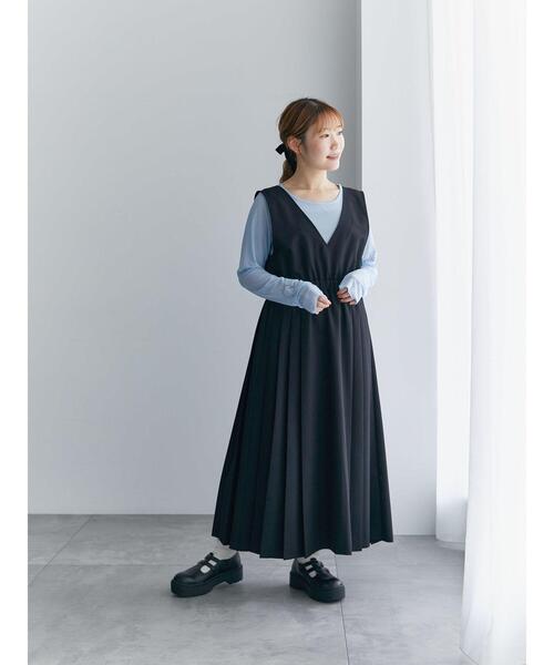 ehka sopo(エヘカソポ)の「プリントシアーカットソー(Tシャツ/カットソー・レディース・キナリ/ピンク/サックスブルー・F)」の4枚目の写真