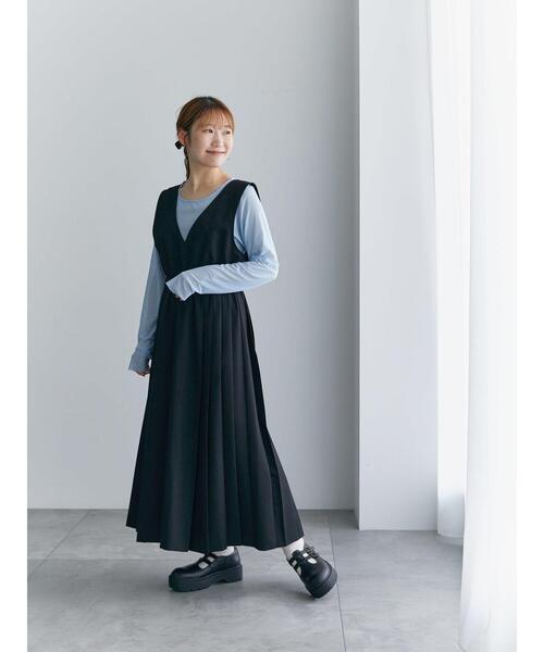 ehka sopo(エヘカソポ)の「プリントシアーカットソー(Tシャツ/カットソー・レディース・キナリ/ピンク/サックスブルー・F)」の5枚目の写真