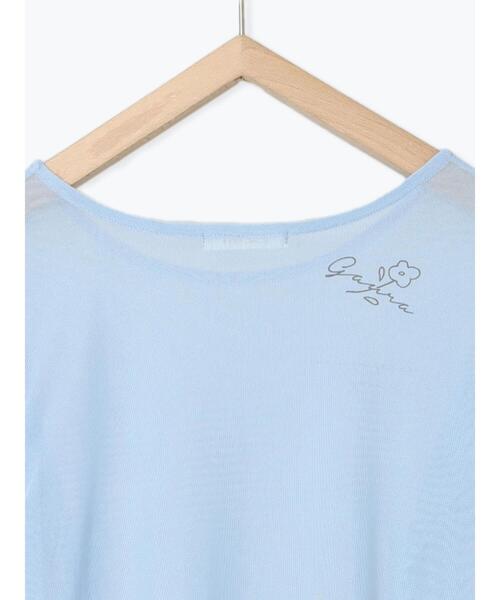 ehka sopo(エヘカソポ)の「プリントシアーカットソー(Tシャツ/カットソー・レディース・キナリ/ピンク/サックスブルー・F)」の14枚目の写真
