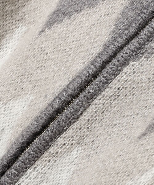 B:MING by BEAMS（ビーミングバイビームス）の「5ゲージ ジャカード フルジップ ニット（ニット/セーター・メンズ・グレー/ブラウン・S/M/L/XL）」の18枚目の写真