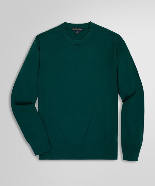 BROOKS BROTHERS(ブルックスブラザーズ)の「メリノウール クルーネックセーター(ニット/セーター・メンズ・ダークグレー/グリーン・LARGE/MEDIUM/SMALL/X-LARGE)」の2枚目の写真