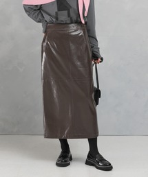 URBAN RESEARCH ROSSO WOMEN | パテントストレートスカート(スカート)