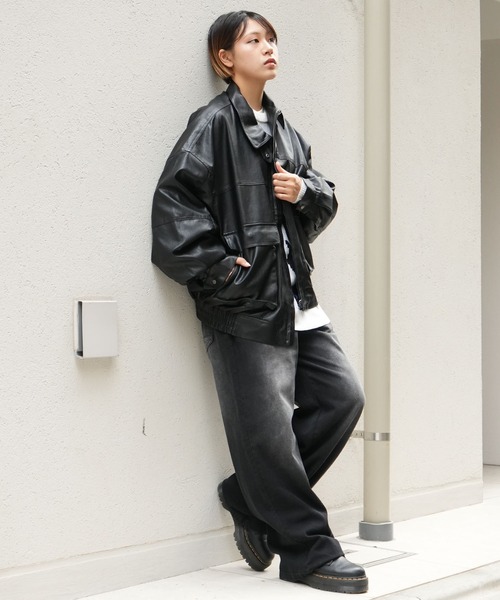 エイジング◎ ヴィンテージ porter club A-2 レザージャケット L