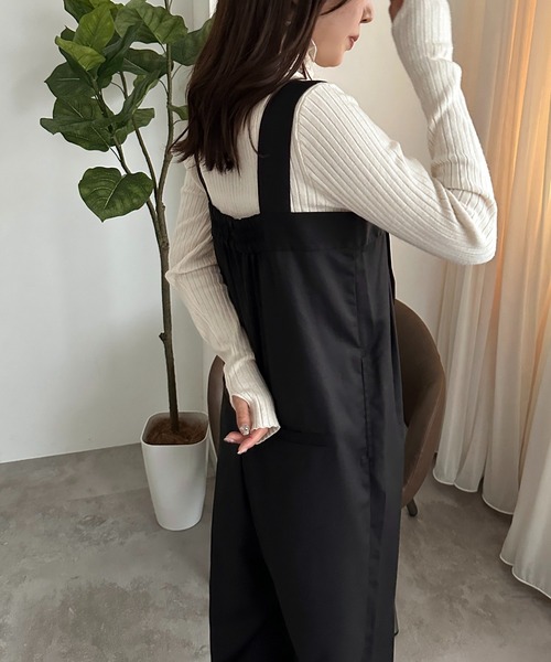 apres jour mignon(アプレジュールミニョン)の「サス付きパンツ【ZOZOTOWN限定アイテム】(その他パンツ・レディース・ブラウン系その他/ブラック系その他/ダークブラウン/チャコールグレー・X-LARGE/SMALL/MEDIUM)」の9枚目の写真