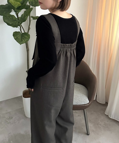 apres jour mignon(アプレジュールミニョン)の「サス付きパンツ【ZOZOTOWN限定アイテム】(その他パンツ・レディース・ブラウン系その他/ブラック系その他/ダークブラウン/チャコールグレー・X-LARGE/SMALL/MEDIUM)」の16枚目の写真