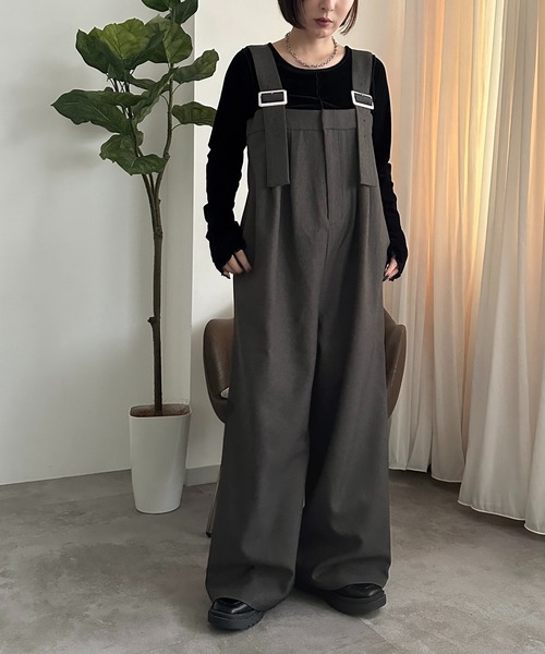 apres jour mignon(アプレジュールミニョン)の「サス付きパンツ【ZOZOTOWN限定アイテム】(その他パンツ・レディース・ブラウン系その他/ブラック系その他/ダークブラウン/チャコールグレー・X-LARGE/SMALL/MEDIUM)」の18枚目の写真