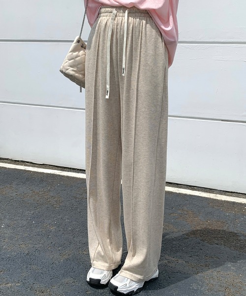 by LEGNA（バイレグナ）の「【選べる2タイプ・丈感】ピンタックワイドパンツ（その他パンツ・レディース・ライトグレー/ブルー系その他/ダークグレー/ライトベージュ/ブラック/ブラウン/グレー系/ブラック系/ライトグレー系/ダルブルー系/ベージュ系/ブラウン系/ホワイト系/ライトグレー系1・L-Regular/M-Regular/XL-Regular/L-Short/M-Short/XL-Short/L-Long/M-Long）」の12枚目の写真