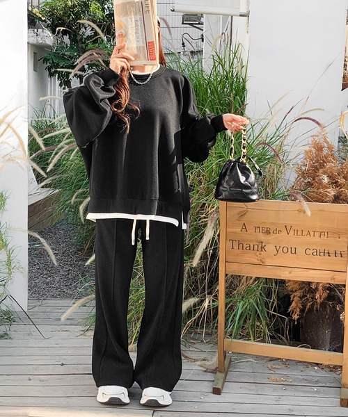 by LEGNA（バイレグナ）の「【選べる2タイプ・丈感】ピンタックワイドパンツ（その他パンツ・レディース・ライトグレー/ブルー系その他/ダークグレー/ライトベージュ/ブラック/ブラウン/グレー系/ブラック系/ライトグレー系/ダルブルー系/ベージュ系/ブラウン系/ホワイト系/ライトグレー系1・L-Regular/M-Regular/XL-Regular/L-Short/M-Short/XL-Short/L-Long/M-Long）」の20枚目の写真