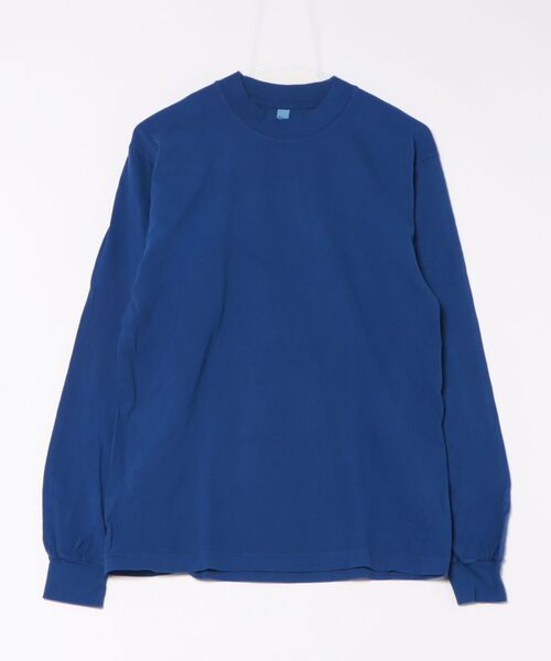 LOS ANGELES APPAREL(ロサンゼルスアパレル)の「【LOS ANGELES APPAREL】LA APPAREL 6.5oz GARMENT DYED CREW L/S TEE - 6.5オンス ガーメントダイ クルーネックTシャツ長袖(Tシャツ/カットソー・メンズ・グリーン/ゴールド/ブラック/グレー/ブルー/オレンジ・X-LARGE/LARGE/SMALL)」の5枚目の写真