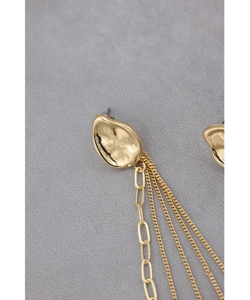 AZUL by moussy（アズールバイマウジー）の「マルチチェーンスウィングピアス（ピアス（両耳用）・レディース・シルバー/ゴールド系その他・FREE）」の10枚目の写真