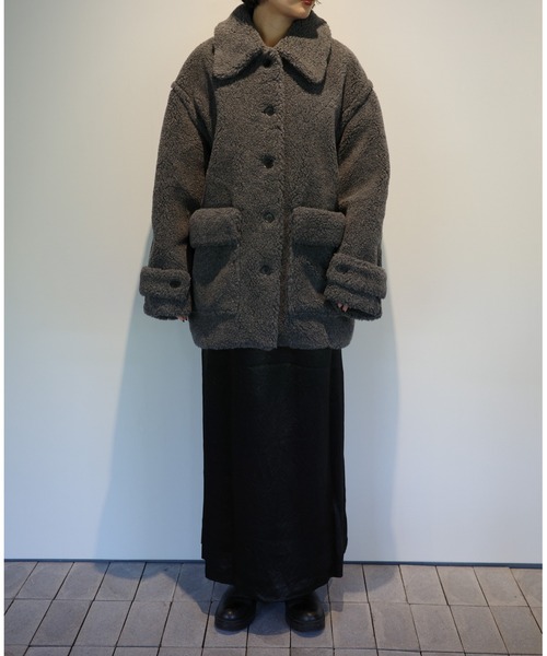CLANE（クラネ）の「CLANE RIDGE POCKET BOA OVER COAT（その他