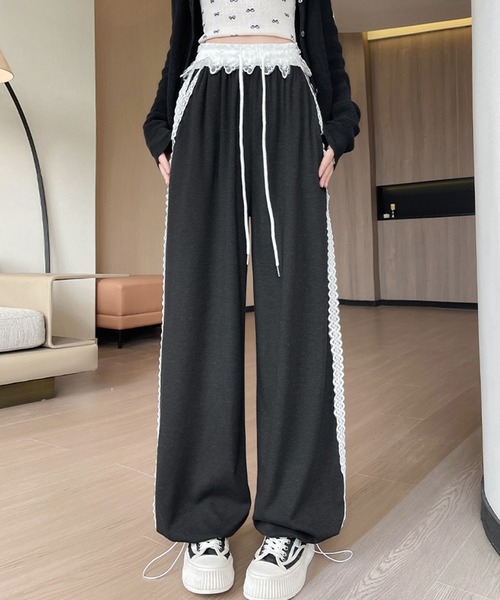 ソエルテ　スウェットパンツ　サイズ1 soerte（ソエルテ）の「3WAY LOOSE INSIDE OUT SWEAT PANTS
