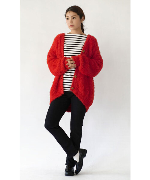 e-zakkamania stores(イーザッカマニアストアーズ)の「ウエストボタン ストレッチスキニー デニムパンツ(デニムパンツ・レディース・ブラック系/ネイビー/ブルー/ライトブルー・L/M/LL/S)」の5枚目の写真