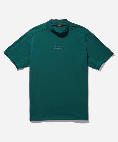 新品Saturdays Golf Saturdays NYC半袖モックシャツXL 新品Saturdays Golf Saturdays NYC 半袖モックシャツL