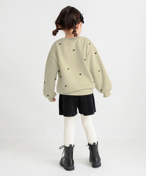BRANSHES(ブランシェス)の「【あったか】ハート刺繍裏起毛トレーナー(スウェット・キッズ・ベージュ/ピンク/アイボリー・90/80/110/120/100/140/130/150)」の22枚目の写真