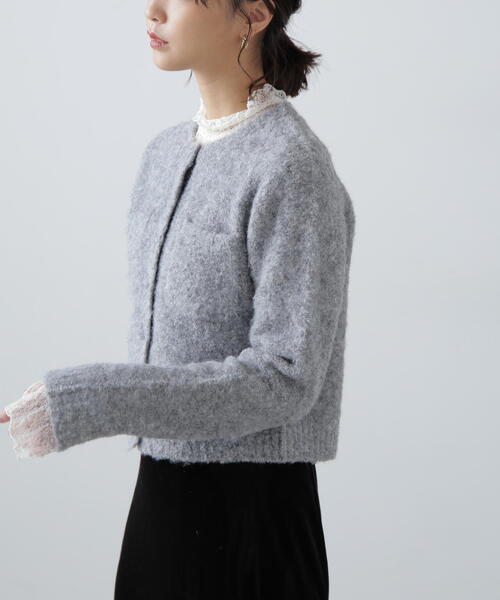 ◆コンパクトシャギーニットカーディガン（カーディガン/ボレロ）｜FREE'S MART（フリーズマート）