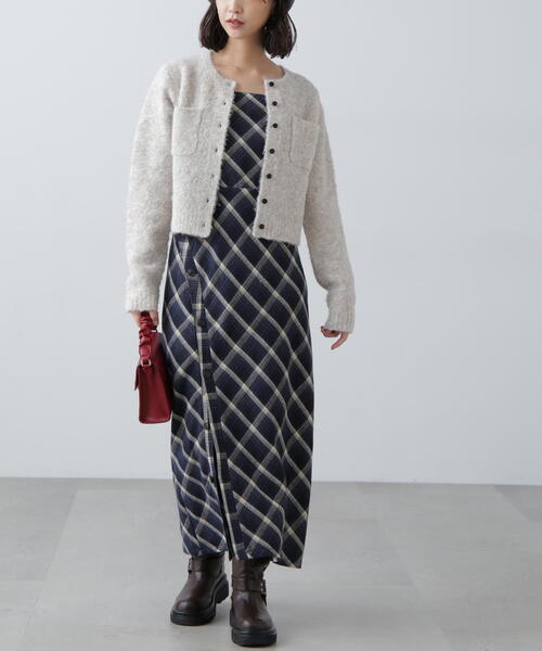 ◆コンパクトシャギーニットカーディガン（カーディガン/ボレロ）｜FREE'S MART（フリーズマート）