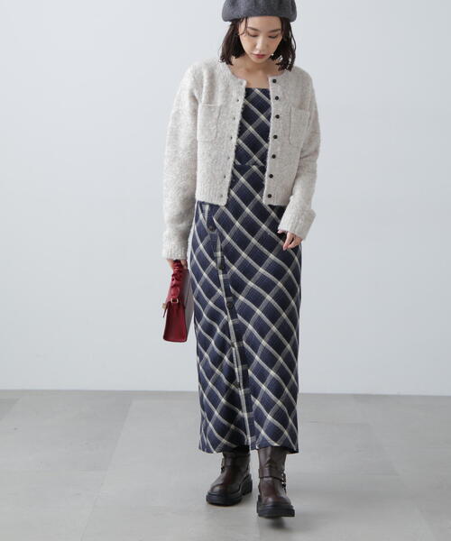 ◆コンパクトシャギーニットカーディガン（カーディガン/ボレロ）｜FREE'S MART（フリーズマート）