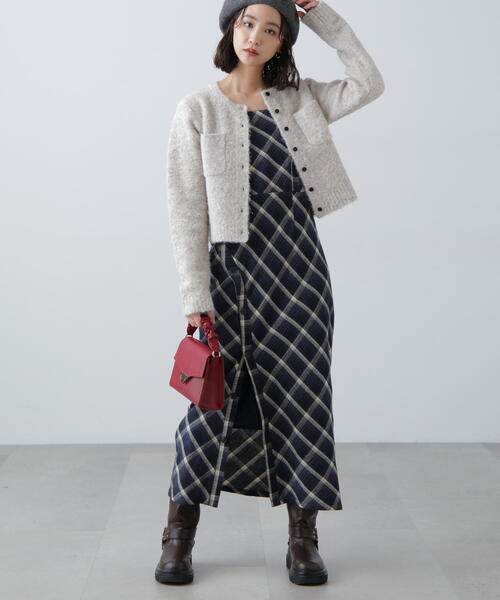 ◆コンパクトシャギーニットカーディガン（カーディガン/ボレロ）｜FREE'S MART（フリーズマート）