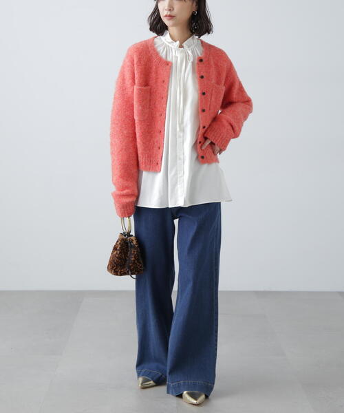 ◆コンパクトシャギーニットカーディガン（カーディガン/ボレロ）｜FREE'S MART（フリーズマート）